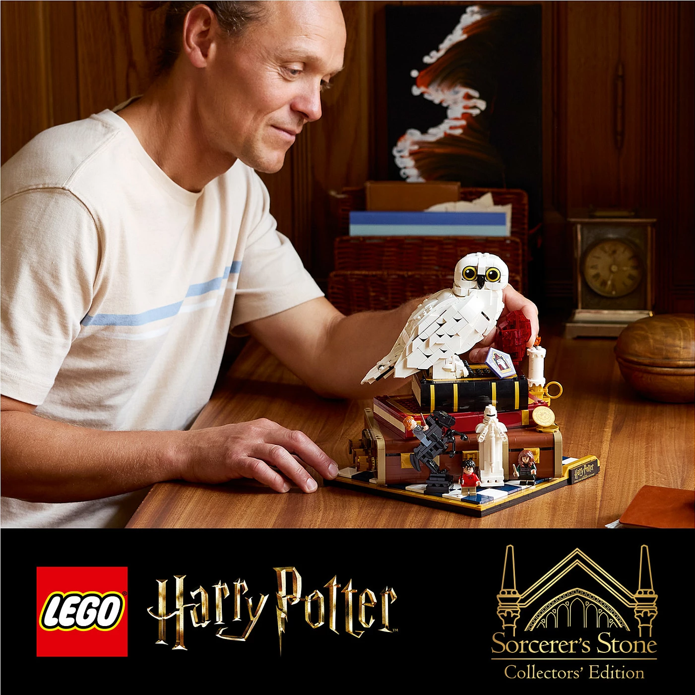 Set ndërtimi LEGO Harry Potter 76466 Philosopher's Stone Collectors' Edition, 1571 pjesë, 18+, multikolor