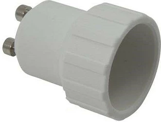 Adapter për llambë LED Synergy21 GU10 në E14, i bardhë