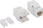 Prizë Keystone RJ45 LogiLink Cat6 UTP 180°, punch-down, e bardhë
