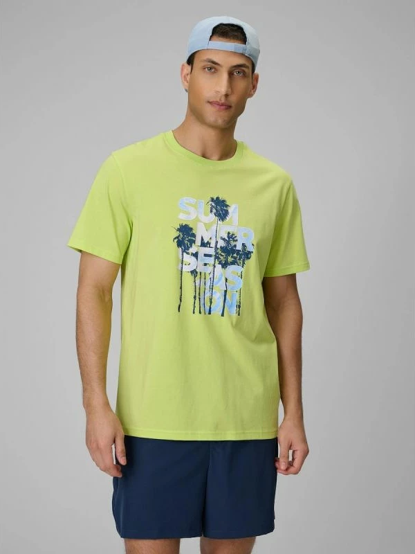 Maicë oversize për meshkuj 4F 4FWSS26TTSHM2784, e bardhë