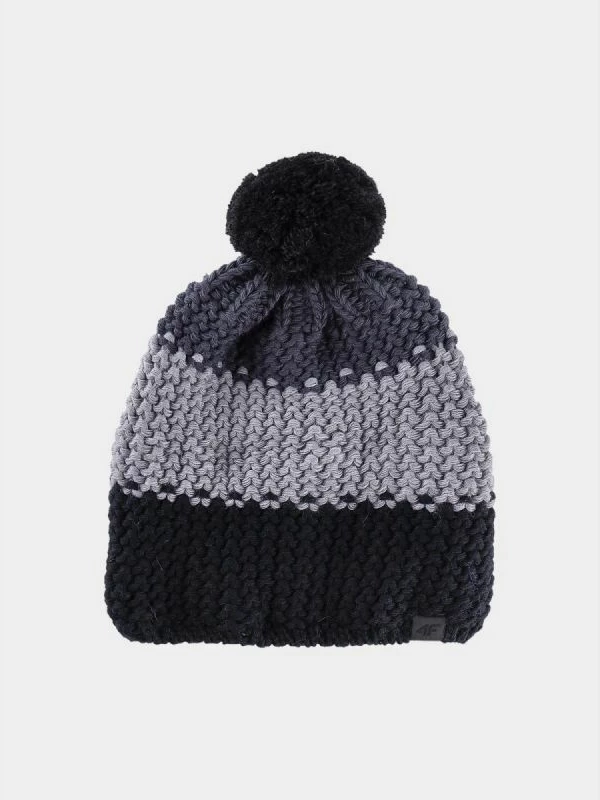 Kapelë dimri për djem 4f me pompon