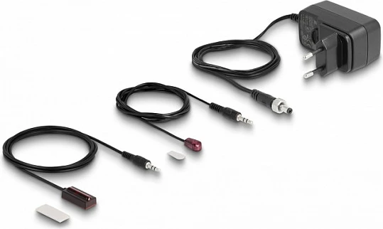Set zgjatës HDMI DeLOCK, 4K 30Hz, HDMI over Cat6, 70m, PoC, i zi