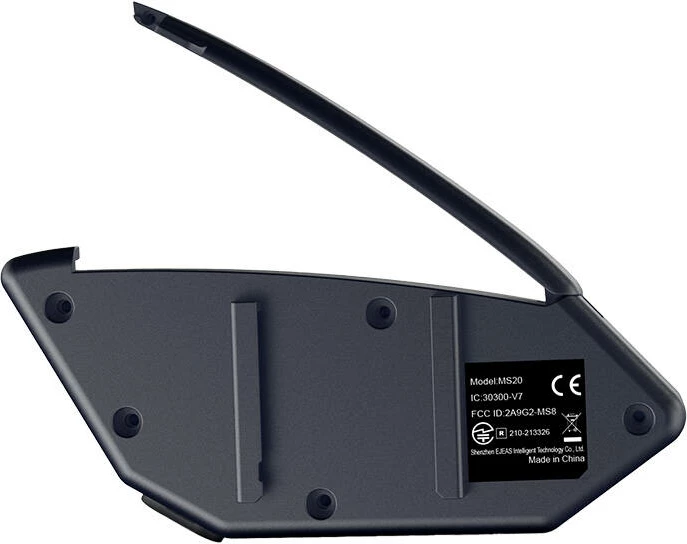 Interkom për motoçikletë EJEAS MS20, Bluetooth 5.1, IP67, i zi