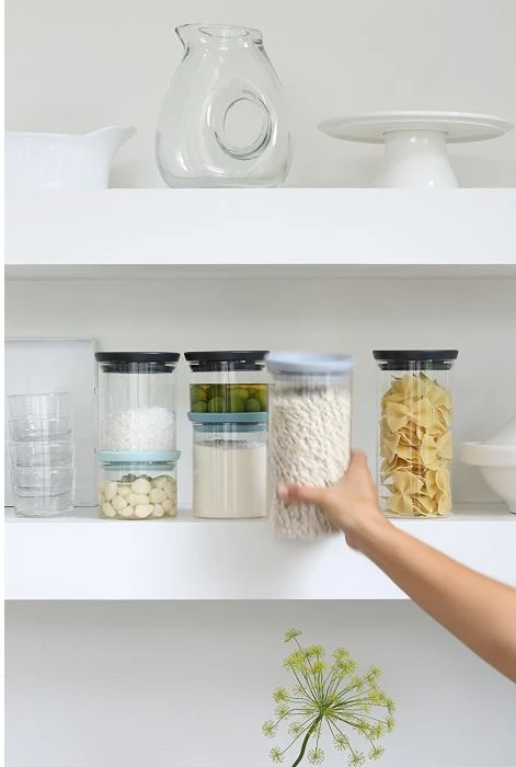 kavanoz për ushqime Brabantia 298240 1.9 L qelq borosilikat, 1 copë, transparent