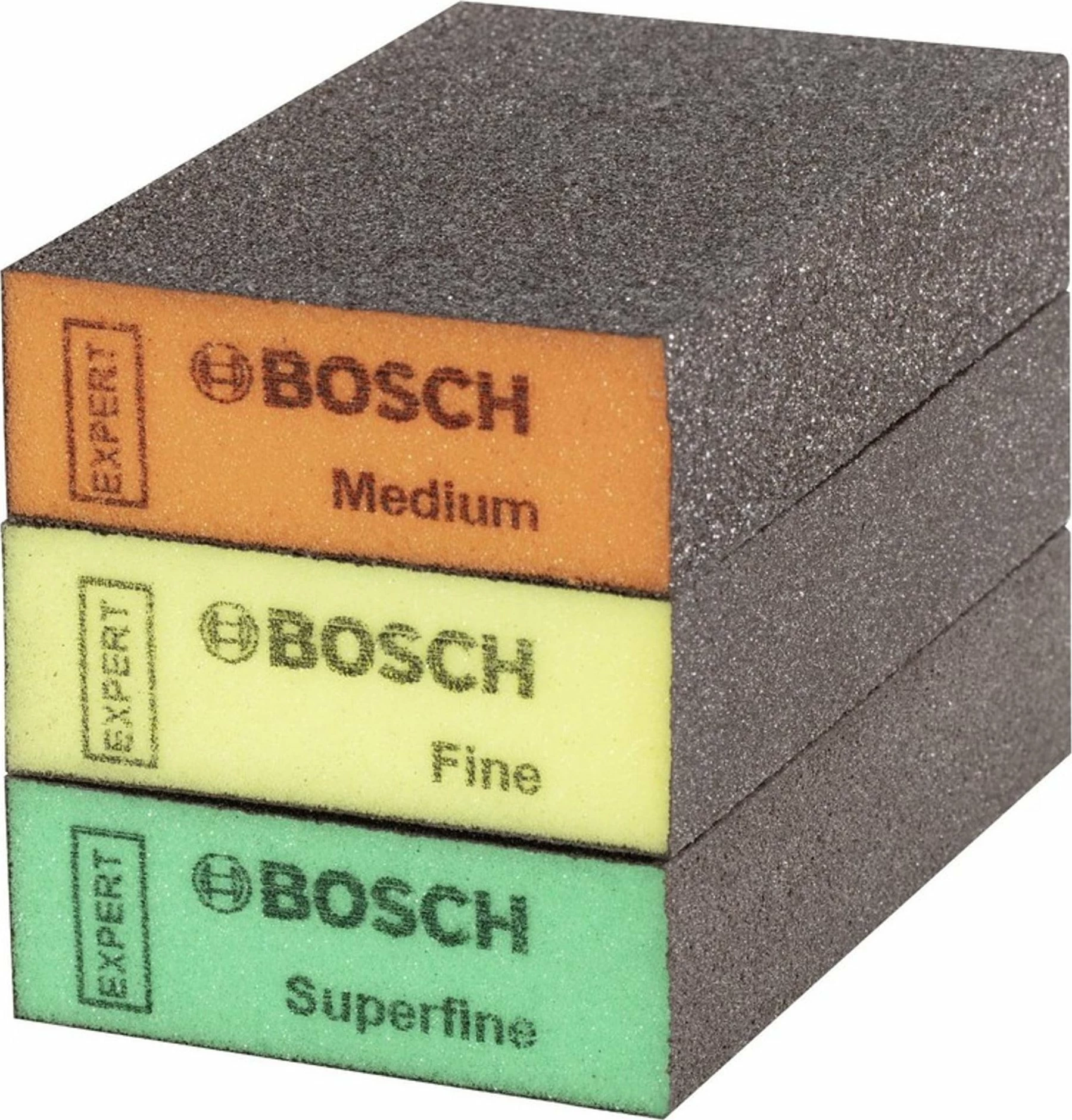 Set blloqe zmerilimi Bosch EXPERT S471 97×69×26 mm, 3 copë, shumëngjyrëshe