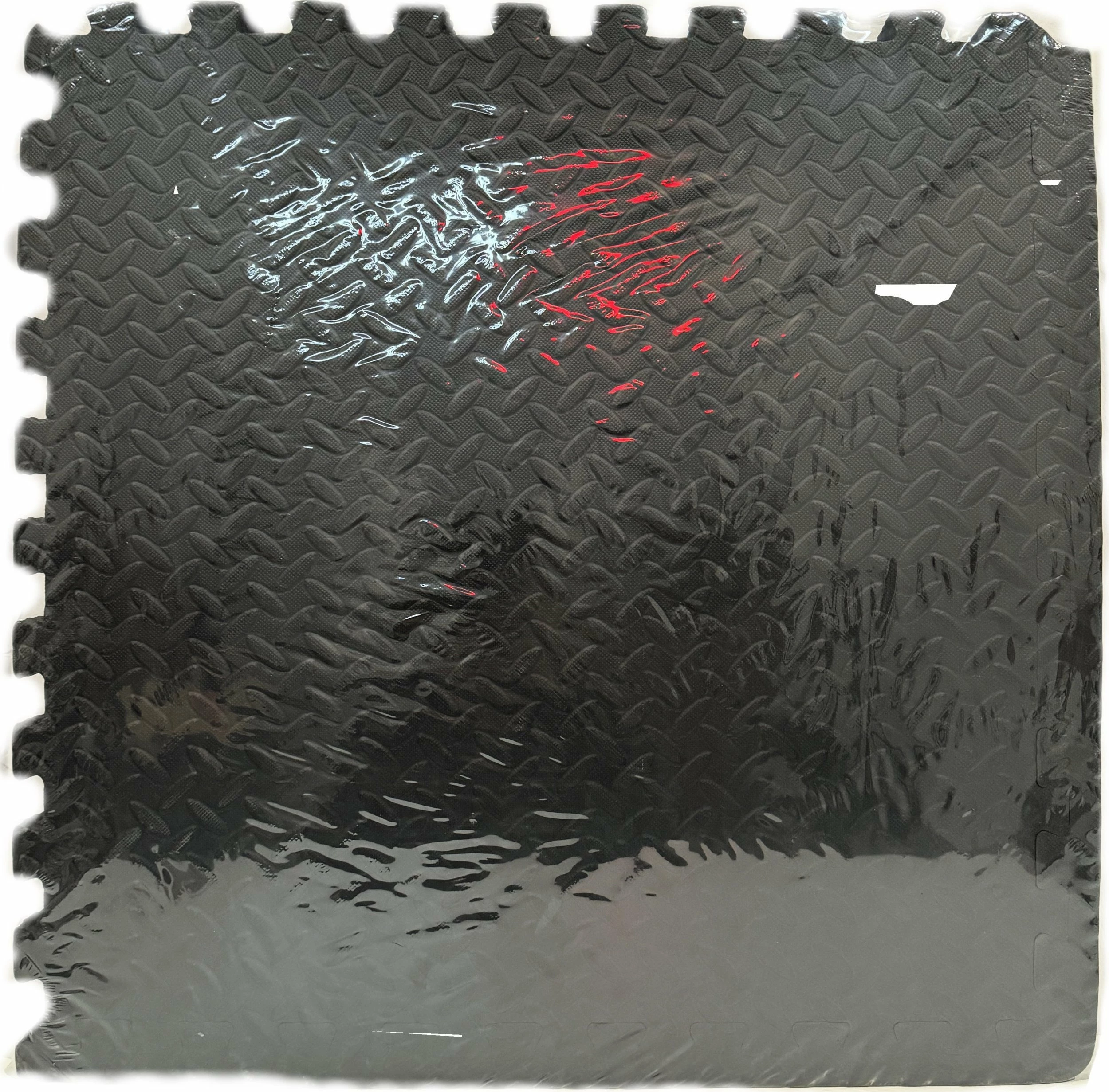 Mat trajnimi modular puzzle Zipro 62x62cm, 12mm, 4 copë, e zezë