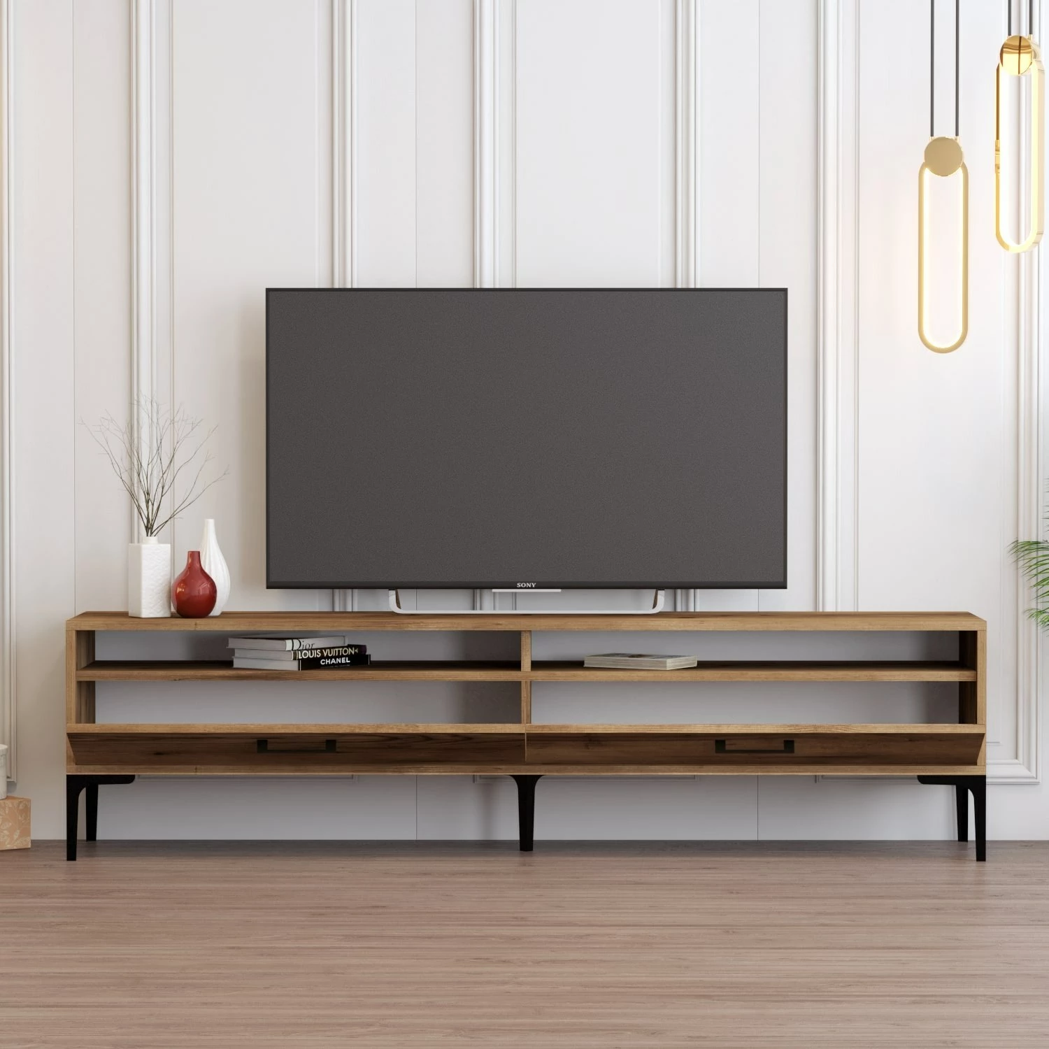 Komodë TV Hanah Home, Istanbul 2, ngjyrë arre