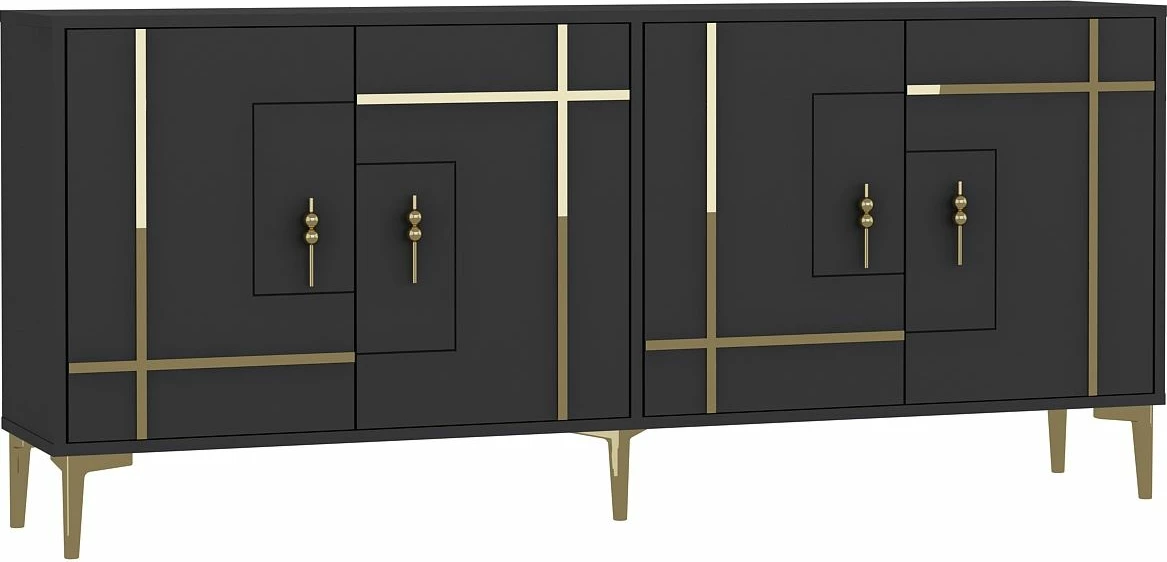 Konsol Skye Decor, antracit, ari