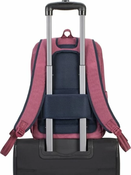 Çantë shpine për laptop RIVACASE 7760 deri 15.6\", poliester, e kuqe