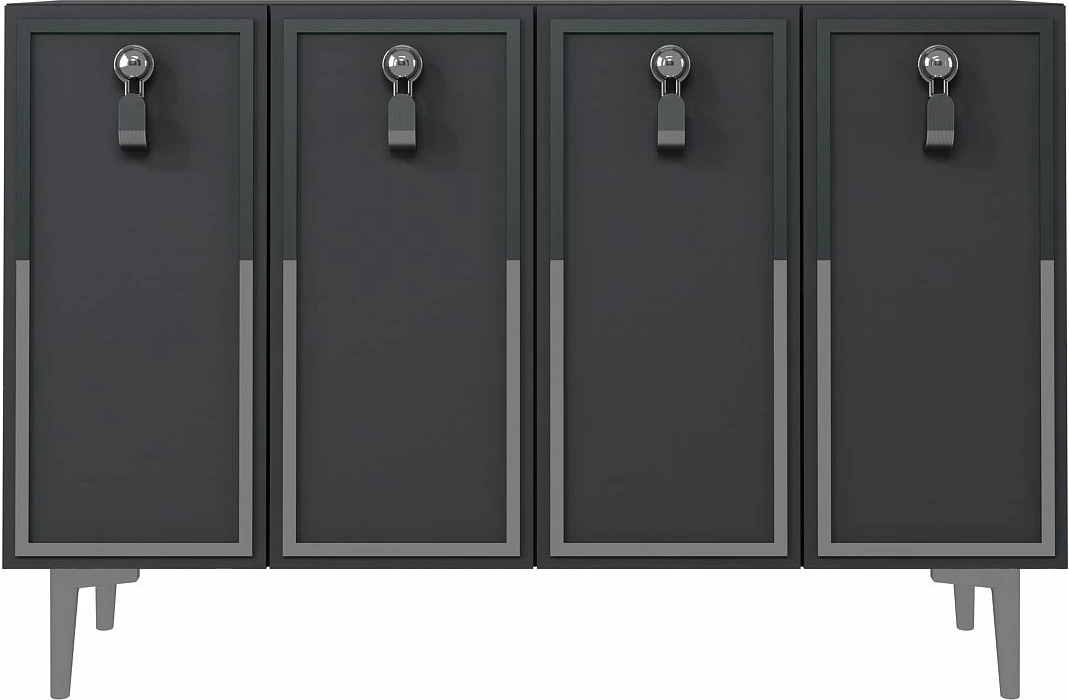 Konsol Skye Decor, anthracite, silver, 8186KM-64