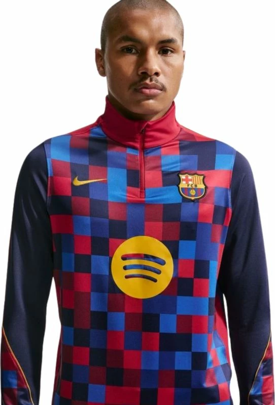 Fanellë për meshkuj Nike FC Barcelona Strike Home IQ1301-621, e kuqe dhe blu [Madhësia: S]