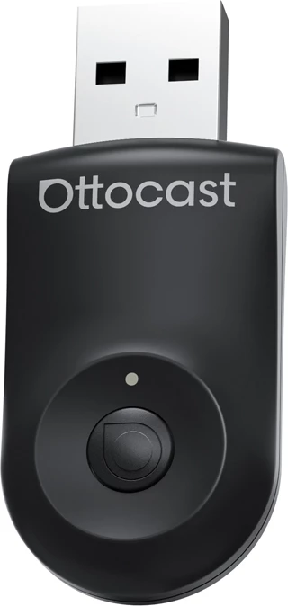 Adapter wireless për makinë Ottocast CA505-T MINI, CarPlay & Android Auto, i zi