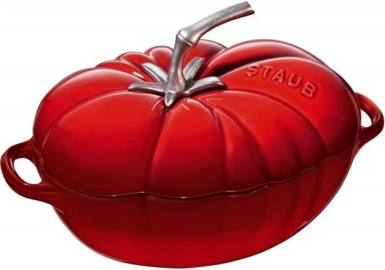 Enë pjekje STAUB Tomato, 2.5L, rrumbullakët, e kuqe