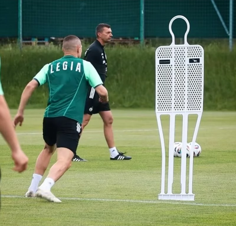 Mur futbolli Yakima PRO 180cm, portokalli