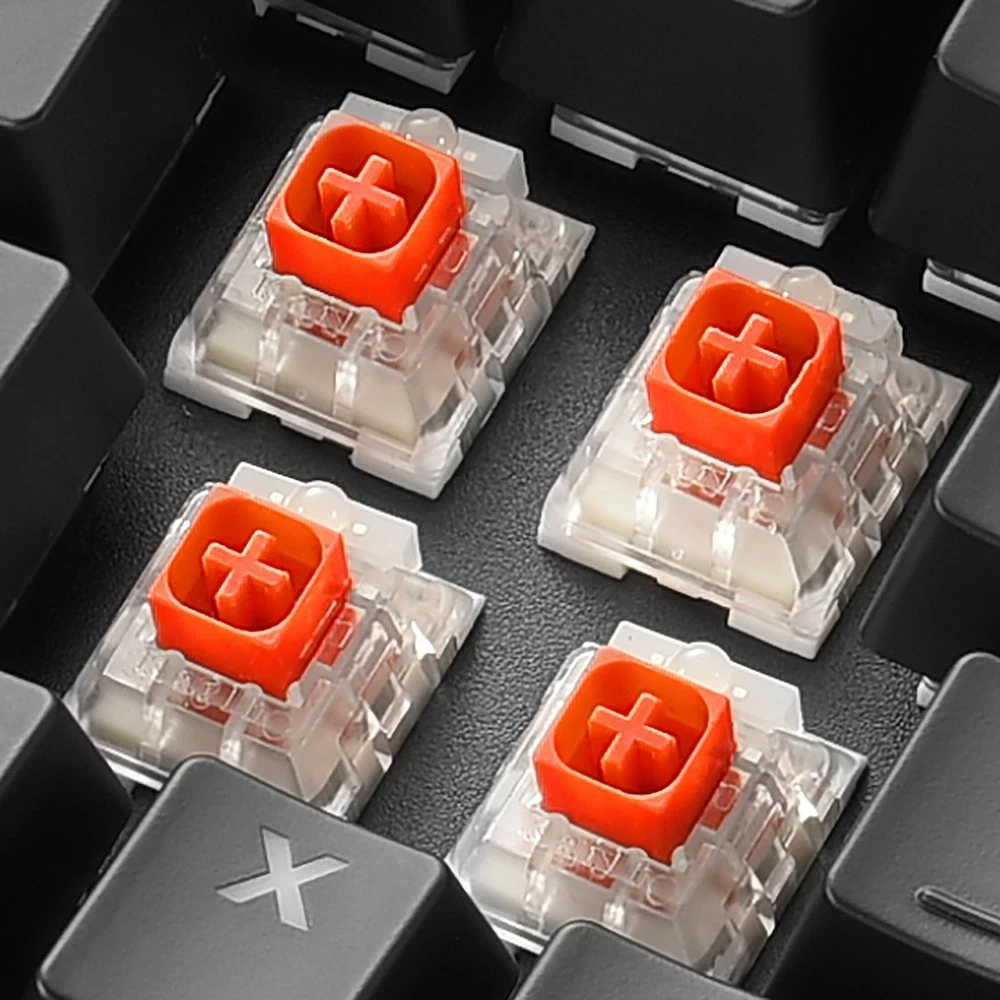 Tastierë mekanike Sharkoon SKILLER SGK60, Kailh Box Red, RGB, ES layout, e zezë