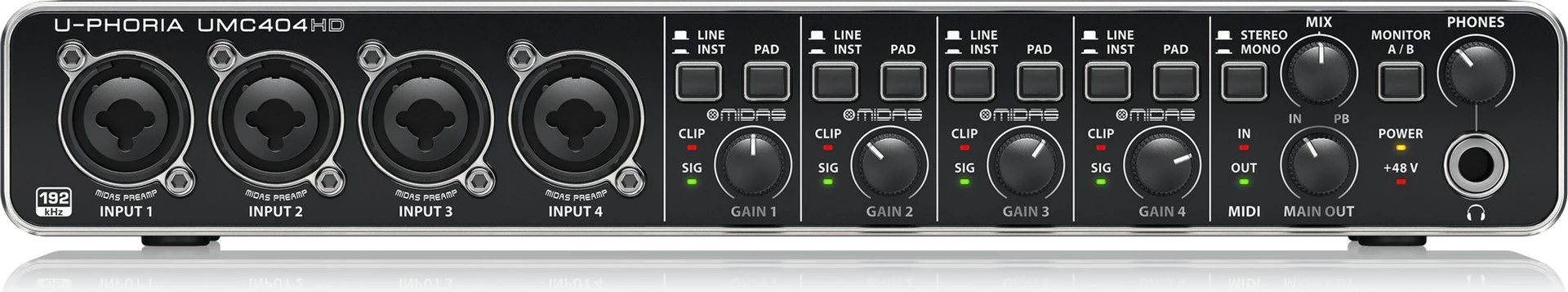 Interfejs audio Behringer UMC404HD, i zi
