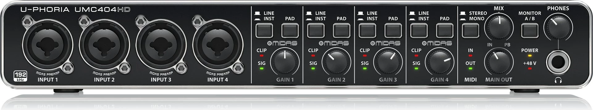 Interfejs audio Behringer UMC404HD, i zi