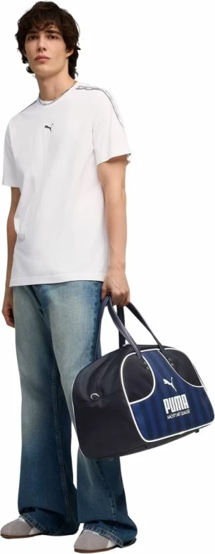 Maicë për meshkuj Puma Tape Tee 691693 02, e bardhë [Madhësia: S]
