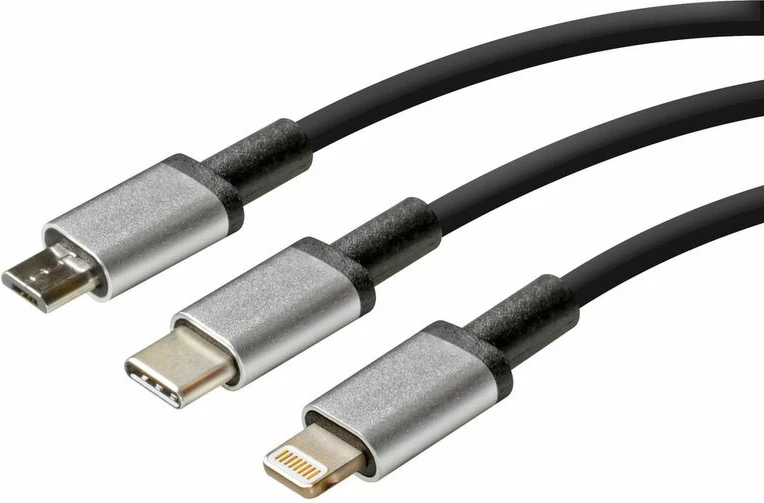 Kabllo Usb 3ne1 100cm