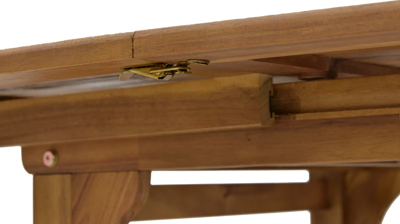 Tavolinë Sopho e zgjerueshme, dru akacie, 200/150x100x75cm