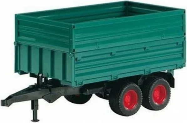 Rimorkio lodër BRUDER BR-02010, 1:16, e gjelbër me të zezë dhe të kuqe