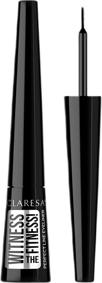 Eyeliner i lëngshëm Claresa Witness The Fitness! për femra i zi 4g
