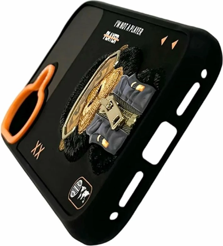 Mbrojtëse telefoni Nimmy Cool&Cute 2.0 Gorilla për iPhone 17, e zezë