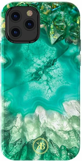 Mbështjellës Kingxbar Agate Series për iPhone 12 mini, Gjelbër
