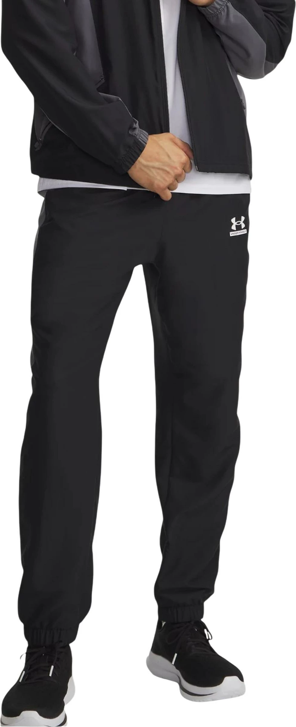 Pantallona sportive për meshkuj Under Armour UA Tech Sport Pant 6011268, të zeza/bardha [Madhësia: XS]