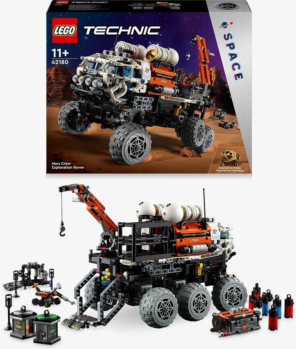 Set ndërtimi LEGO Mars Crew Exploration Rover, 11 vjeç+, 1599 pjesë, shumëngjyrësh