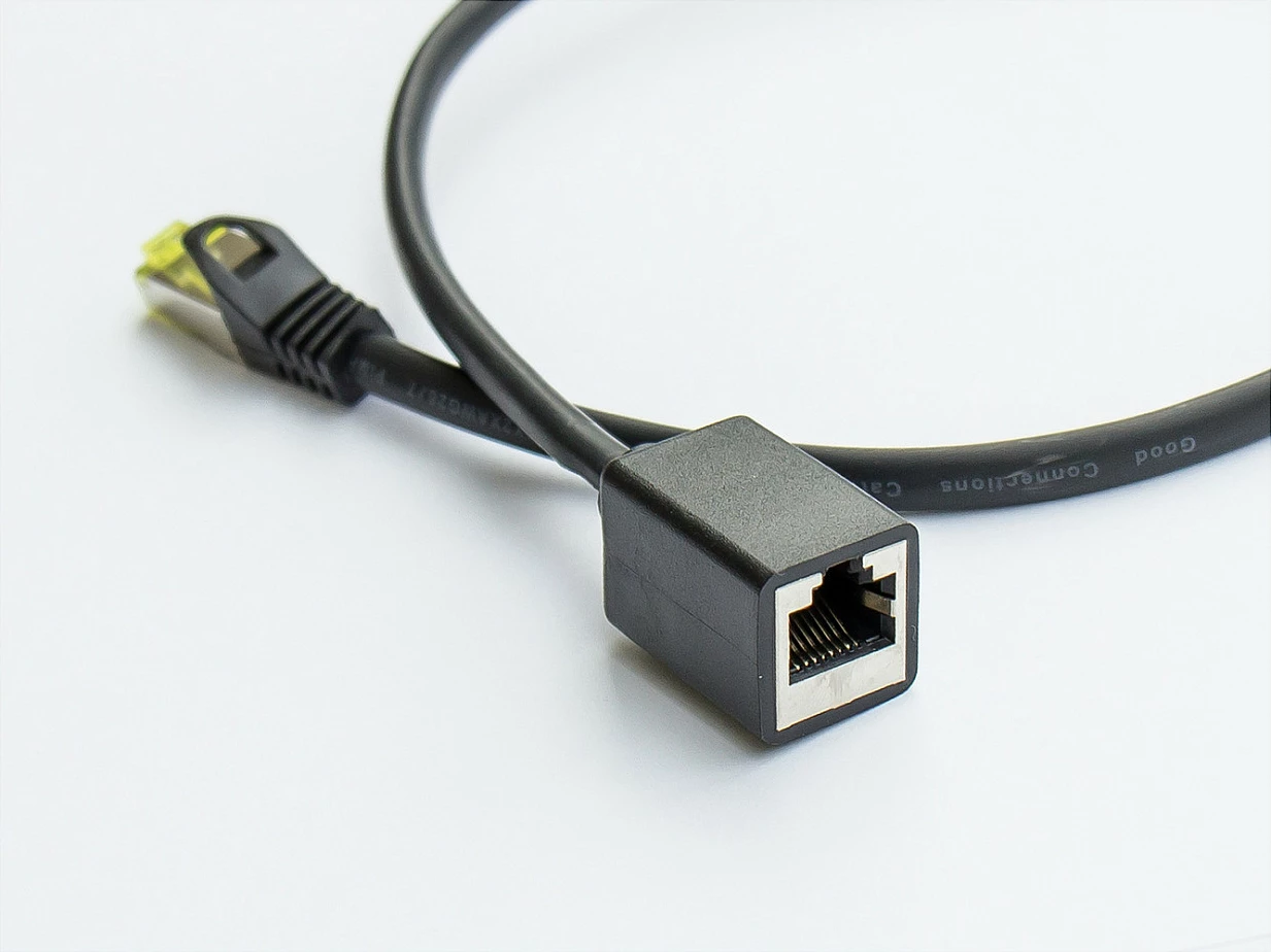 Kabëll rrjeti GoodConnections Alcasa 8070VR-050S, Cat7, 5m, RJ45 mashkull-në-femër, i zi