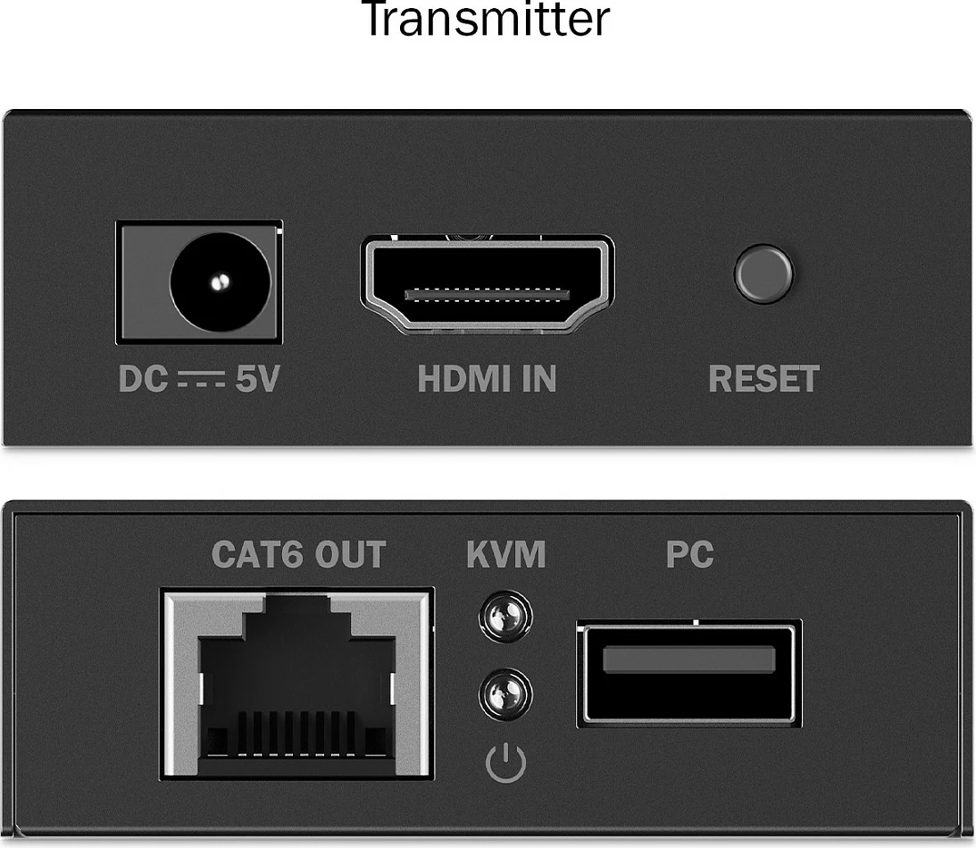 KVM Extender HDMI Digitus 4K/30Hz, Cat6 deri 70m, i zi