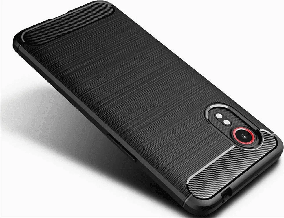 Mbështjellës silikoni HAVANA për Xiaomi Redmi 14C / Poco C75, karbon mat, i zi