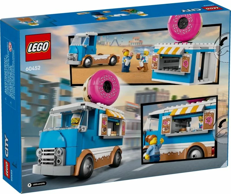 Set lodrash Lego City për fëmijë, Mobile Donut Shop