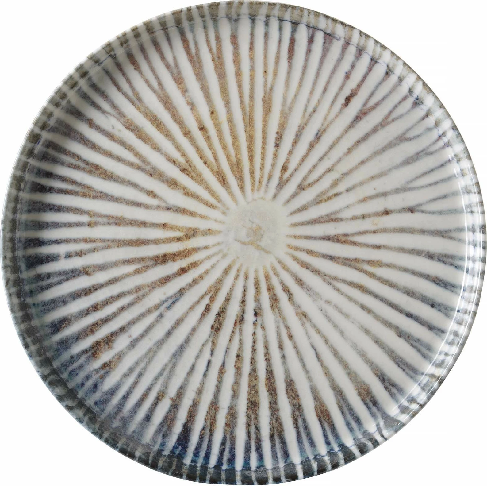 Pjatë me buzë të lartë Fine Dine Ammonite Ø290 mm, gri-blu, set 6 copë