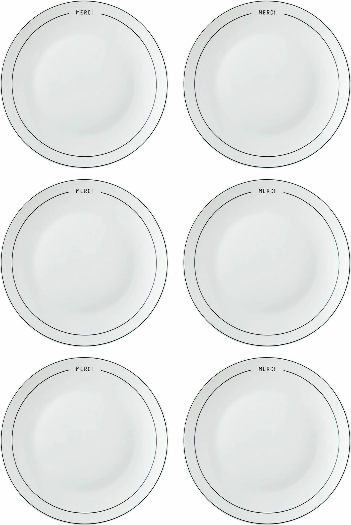 Set pjatash ëmbëlsirash (6 copë), Hermia, DNR0075