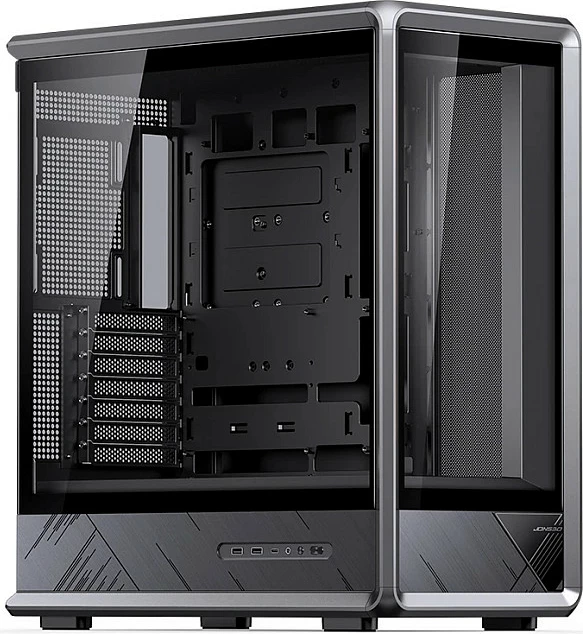 Kasë Jonsbo D401, Midi Tower ATX, Tempered Glass, e zezë