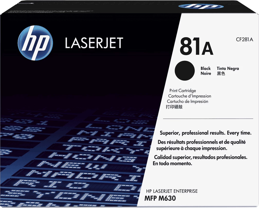 Toner HP 81A CF281A, rendiment 10500 faqe, standard, i zi