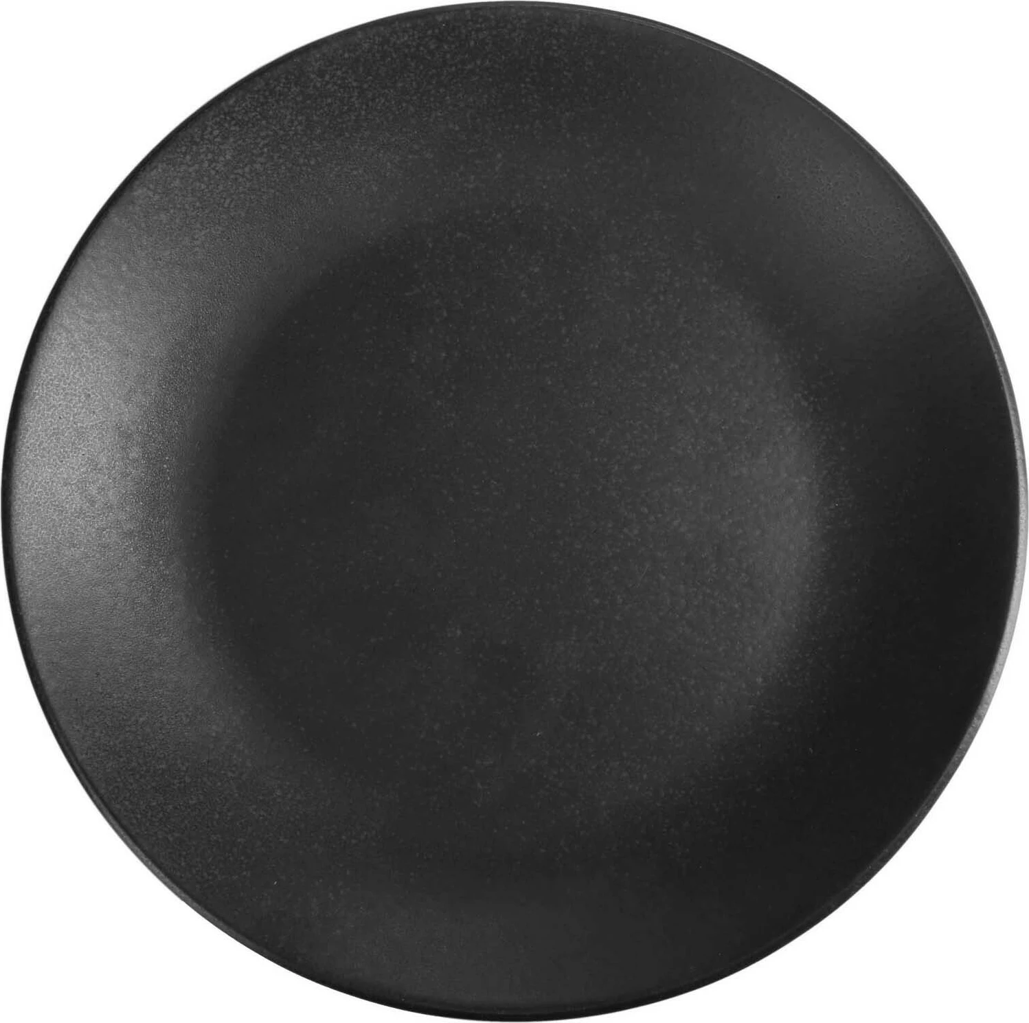 Pjatë e cekët Porland Seasons Coal 200 mm, e zezë, set 6 copë