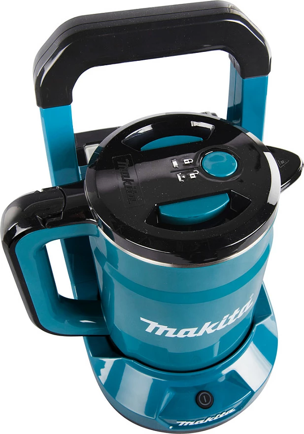 Zierëse uji me bateri Makita DKT360Z, 0.8L, pa kabllo, zi/kaltër