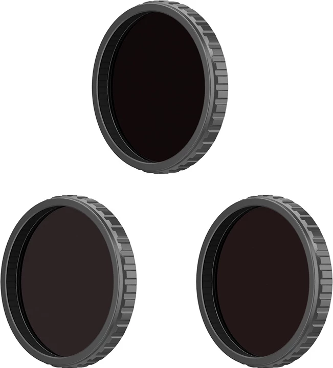 Set filtra ND për kamera sportive DJI Osmo Action 3/4, ND8/ND16/ND32, me kuti