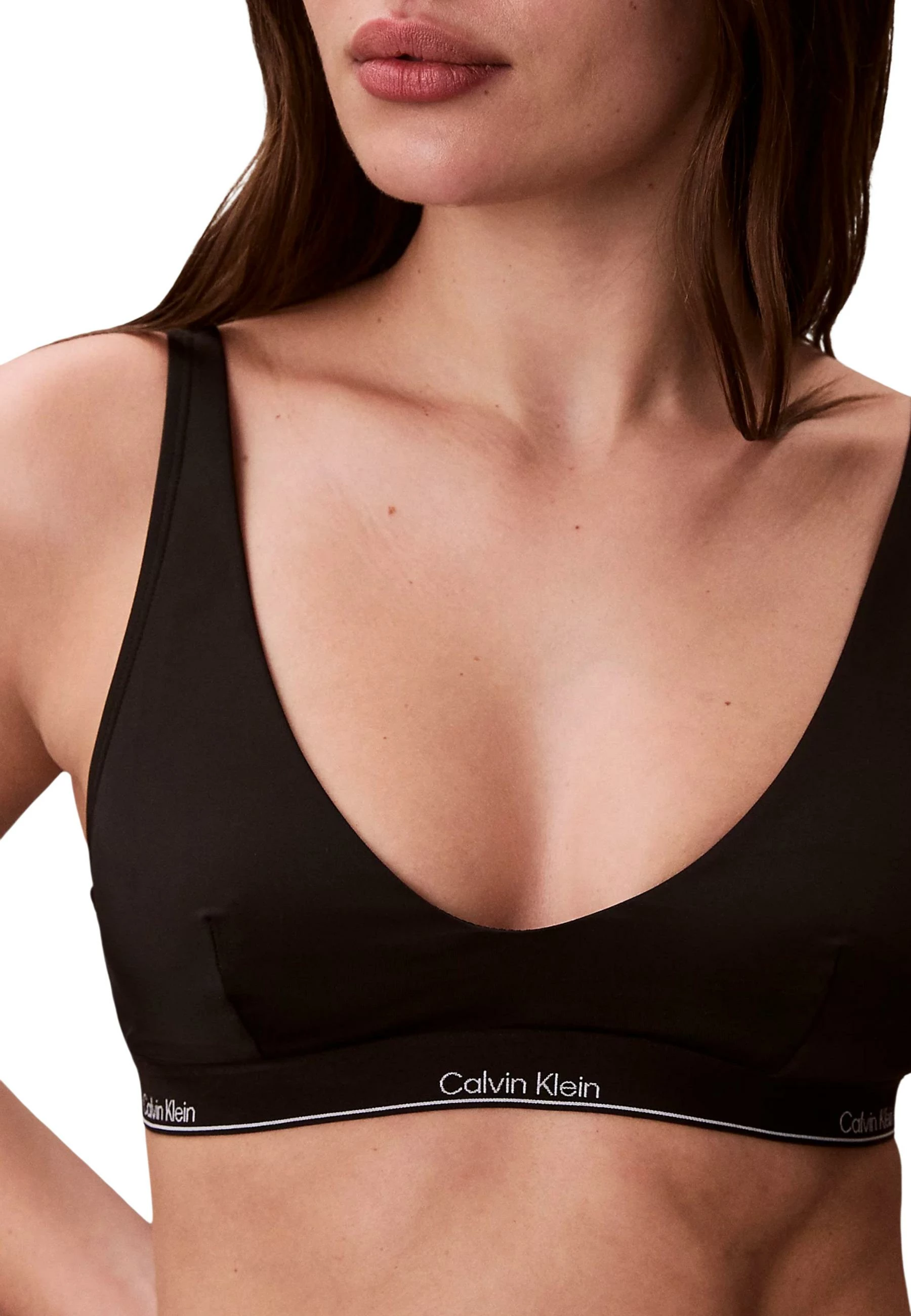 Sutjenë bikine për femra Calvin Klein Jeans LV00Q61207, e zezë [Madhësia: L]