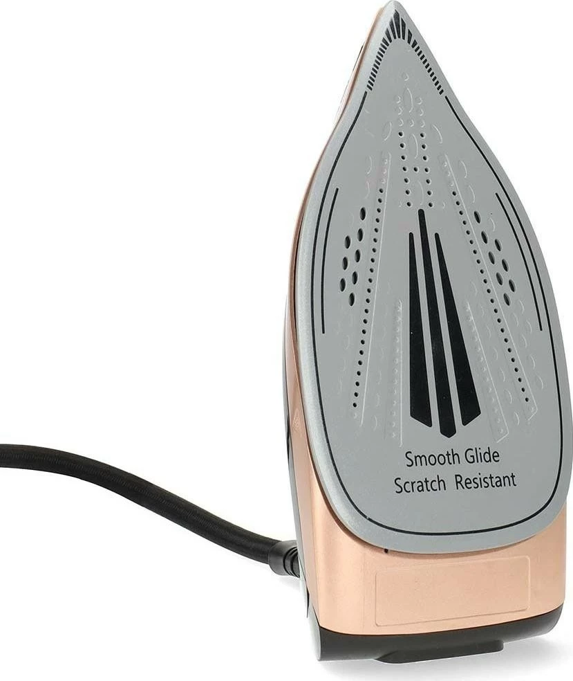Hekur me avull Nedis IRONSS1000, 2400W, rezervuar 1.5L, pllaka qeramike, i zi