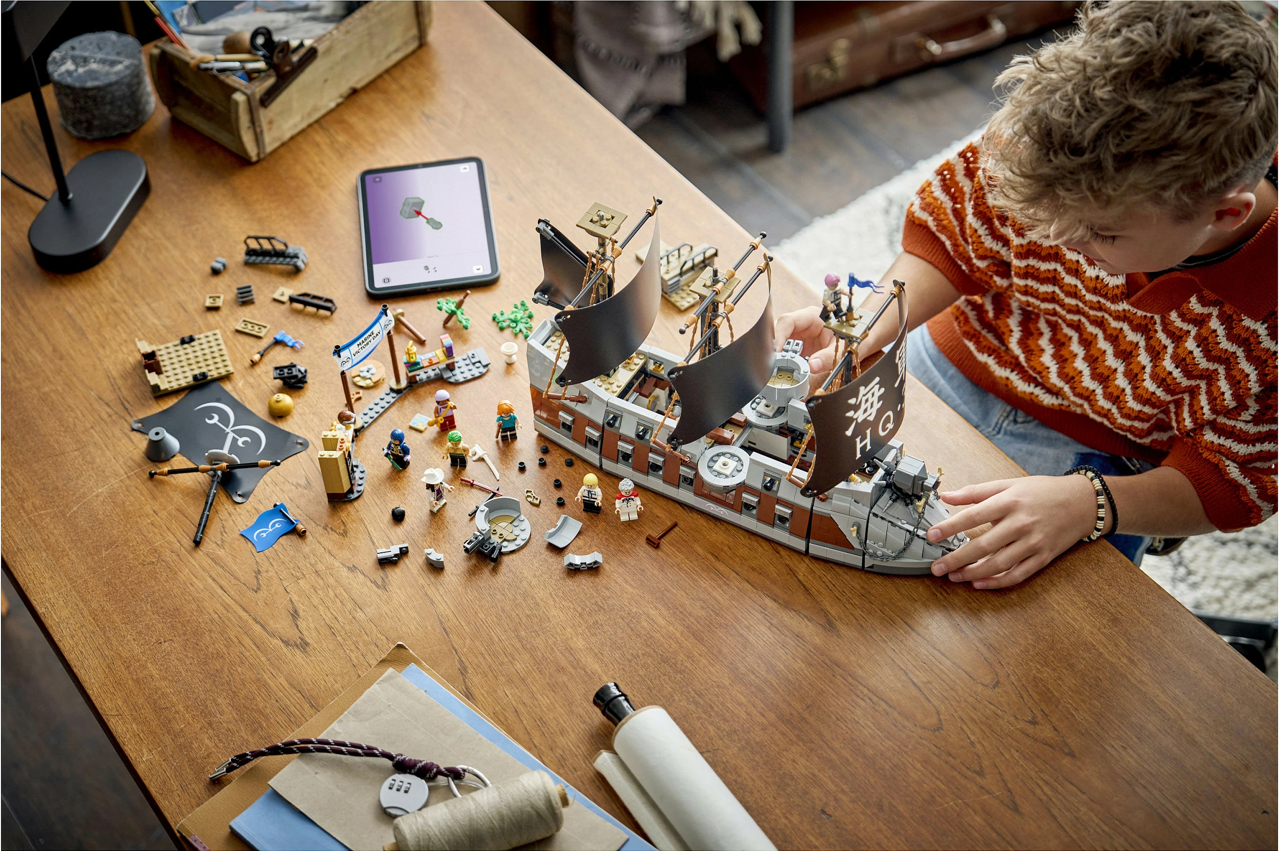 Set LEGO One Piece 75646 Garp’s Marine Battleship, 1705 pjesë, 9+