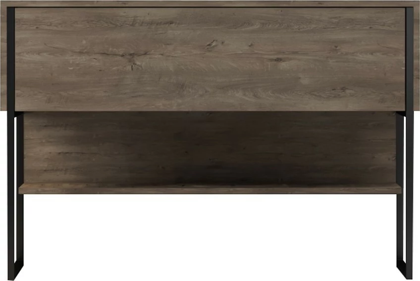 Komodë Hanah Home, Luxe, e zezë dhe arre