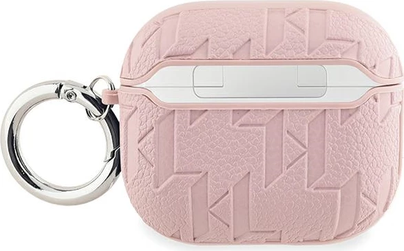 Mbështjellës Karl Lagerfeld Monogram Karl Head për AirPods 3, Rozë
