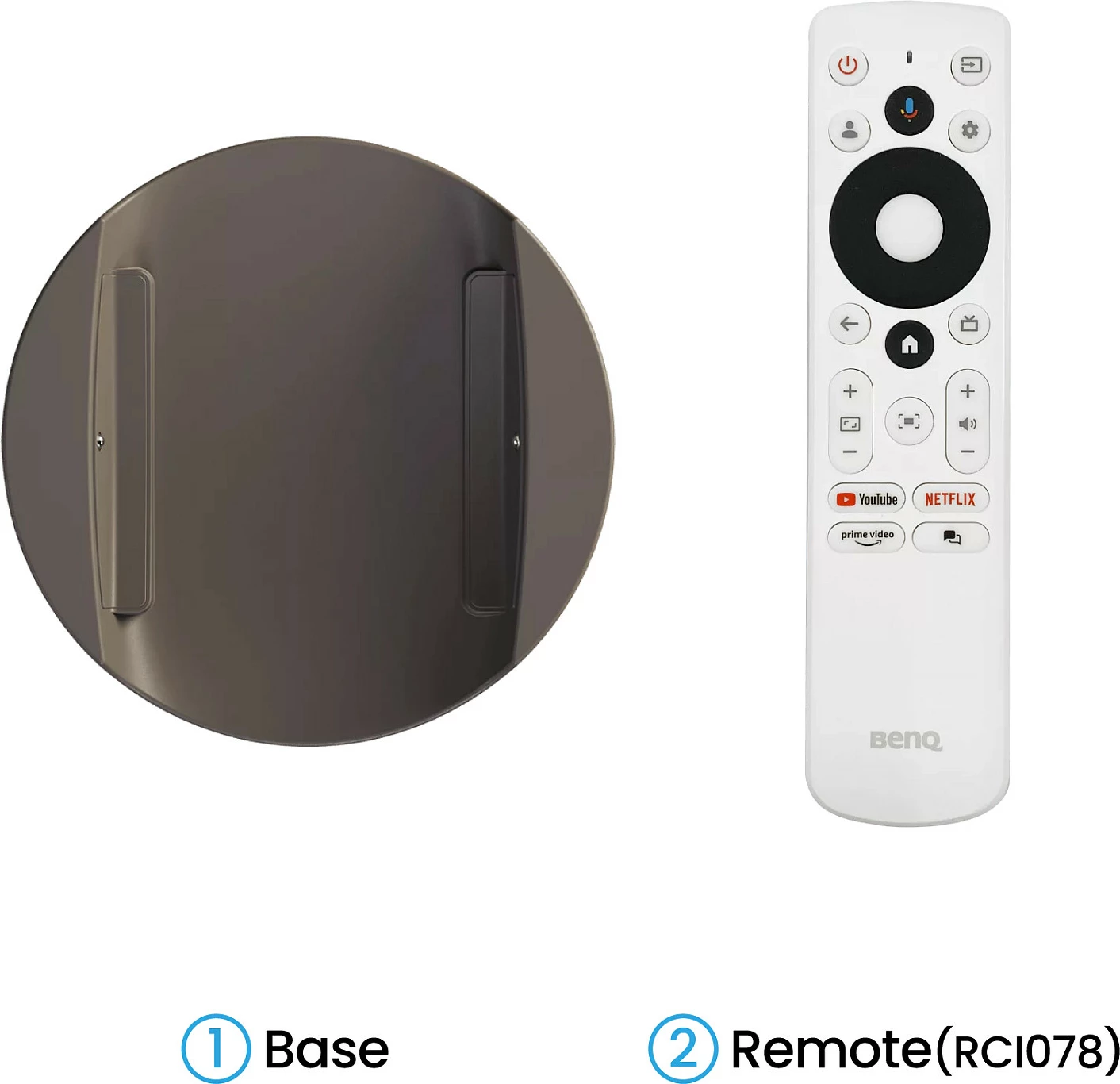 Projektor BenQ GV32, Full HD, Smart, Wi‑Fi, Bluetooth, AirPlay, i bardhë