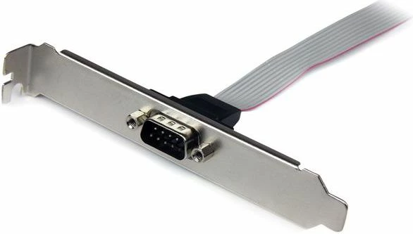 Adapter kabllo seriale StarTech PLATE9M16 DB-9 në IDC-10 0.4 m, gri