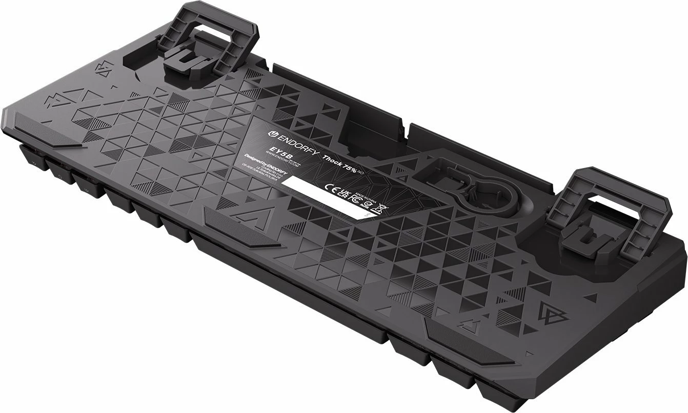 Tastierë mekanike gaming Endorfy Thock 75% EY5B007, Kailh Red, RGB, Nordic layout, wireless + USB-C, e zezë