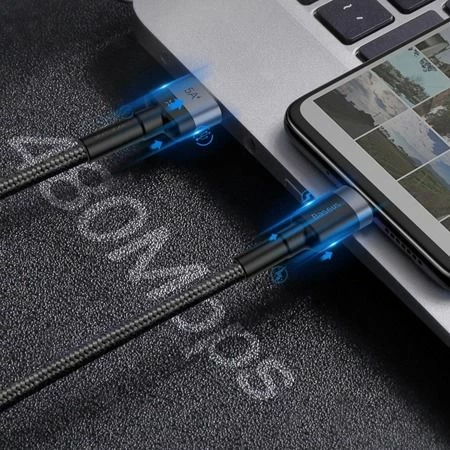 Kabllo USB-A në USB-C Baseus CATKLF-PG1 1 m 5A USB 2.0 e zezë